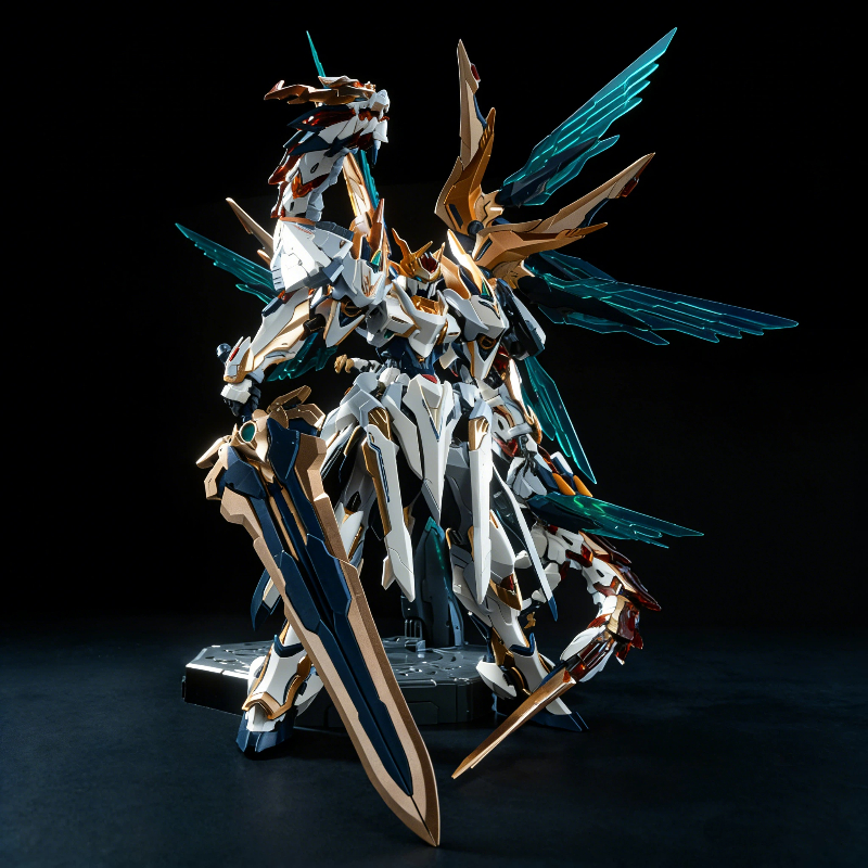 Model Kit Oberon - Emperor Huang 1/100 Alloy Skeleton Mecha
