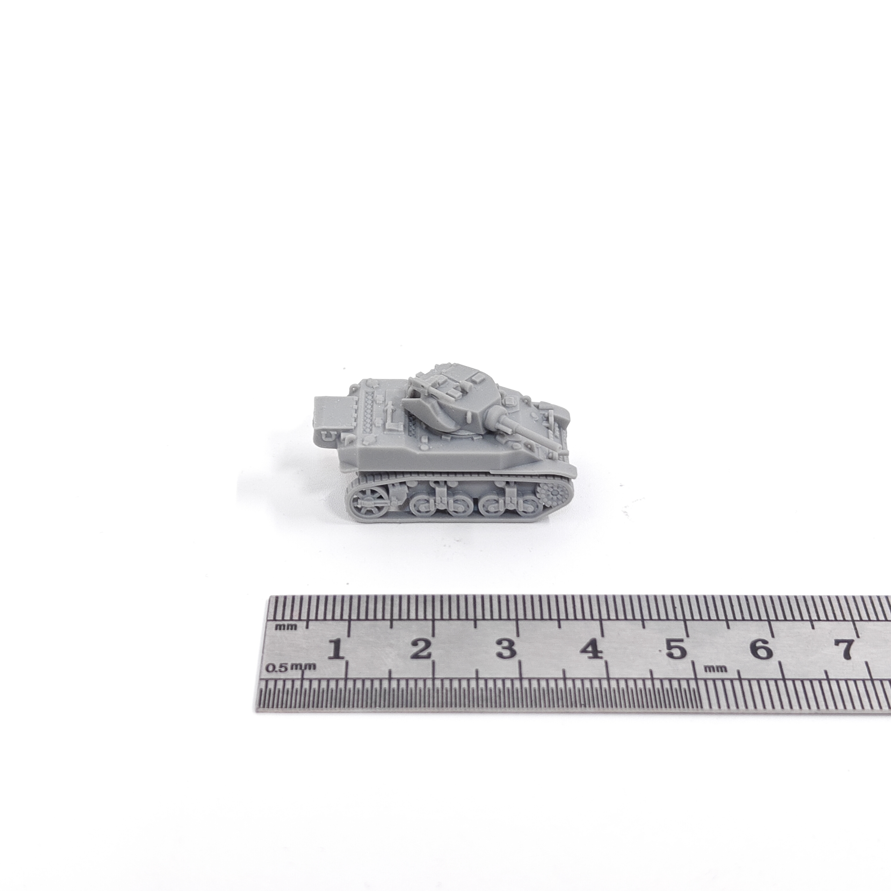Model Kit Zza - 1/144 Scale M5A1 Stuart Light Tank