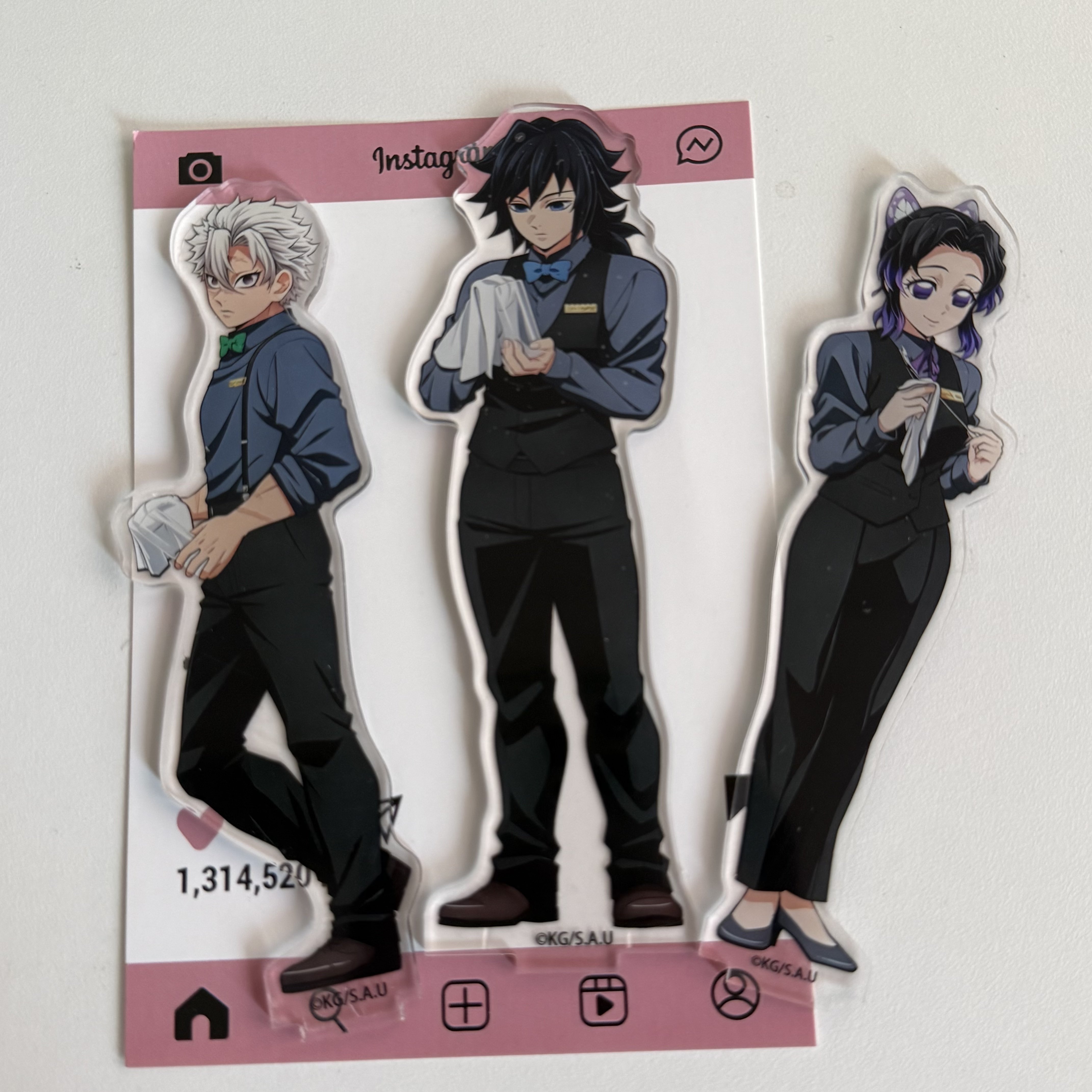 Model Kit Holder - Anime Peripherals Bartender Giyu Tomioka Figurine