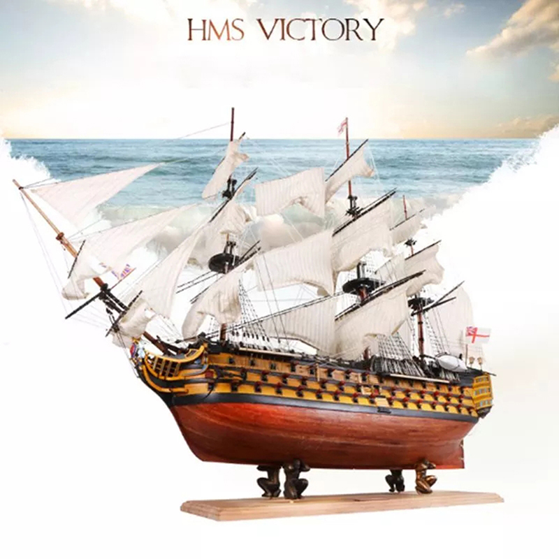 Model Kit Yacht - Wooden Sailing Boat Model DIY Handmade