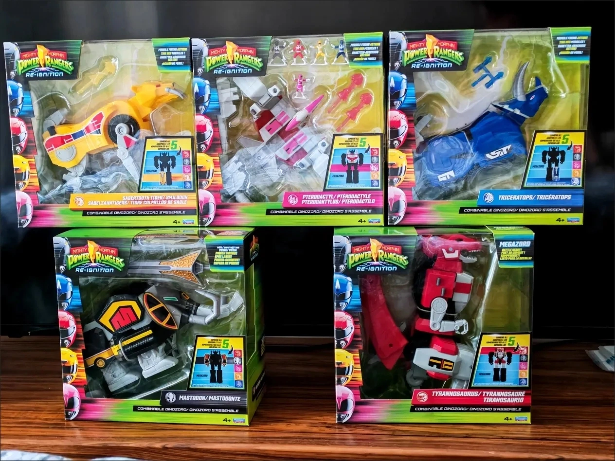 Model Kit Megazord - Playmates Mighty Morphin Power Rangers Tyrannosaurus
