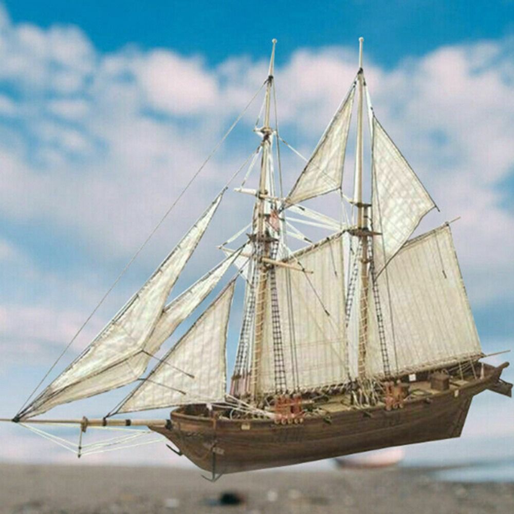 Model Kit Yacht - 1:100 Scale Wooden Ships Model Ancient
