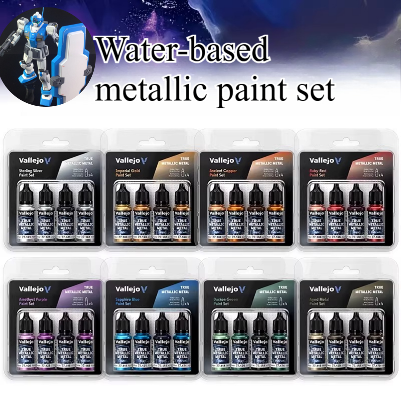 Plastic Model Paint - 18ML 4-color Set Model Coloring Hand-painted