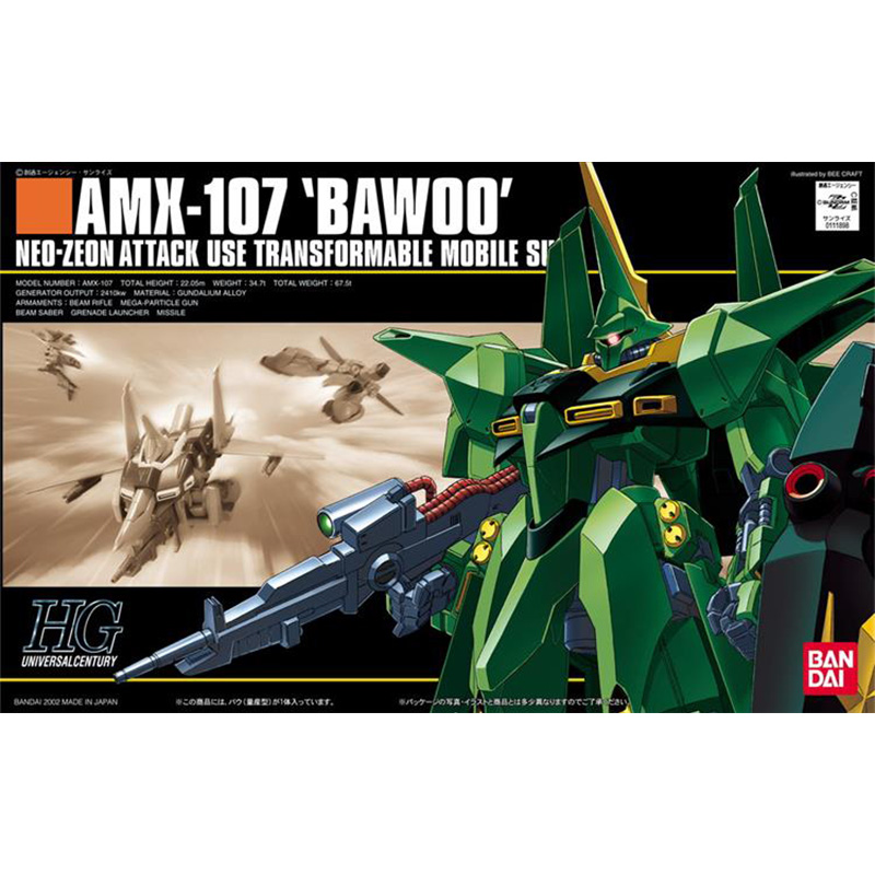 Bandai Gundam Model Kit HG AMX - Model Kit Kshatriya reseña y precio