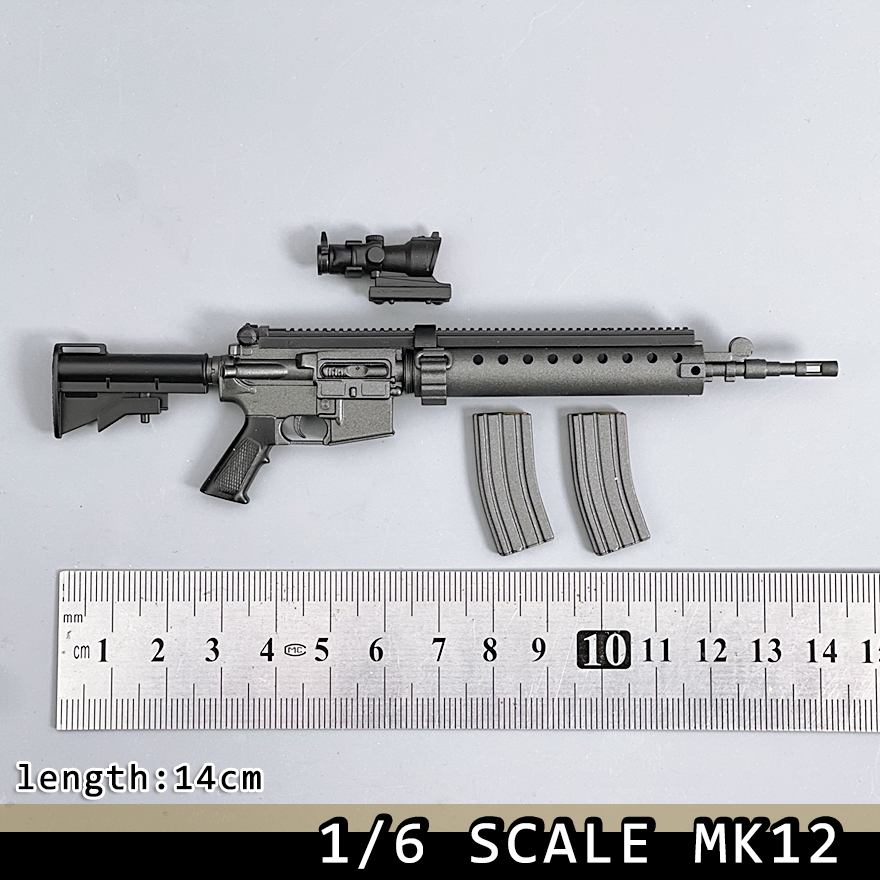 1/6 Scale MK12 SPR Sniper Rifl - Model Kit Figure reseña y precio