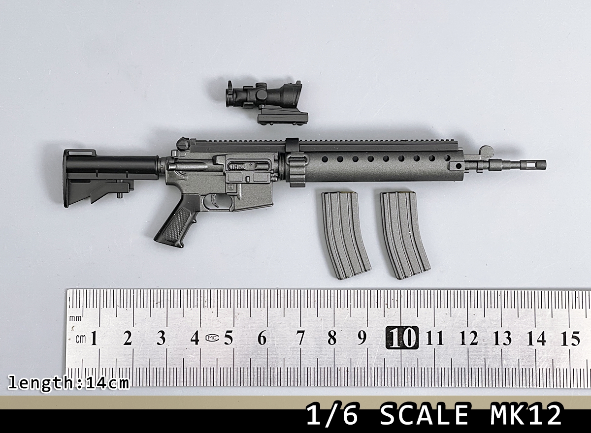1/6 Scale MK12 SPR Sniper Rifl - Model Kit Figure reseña y precio
