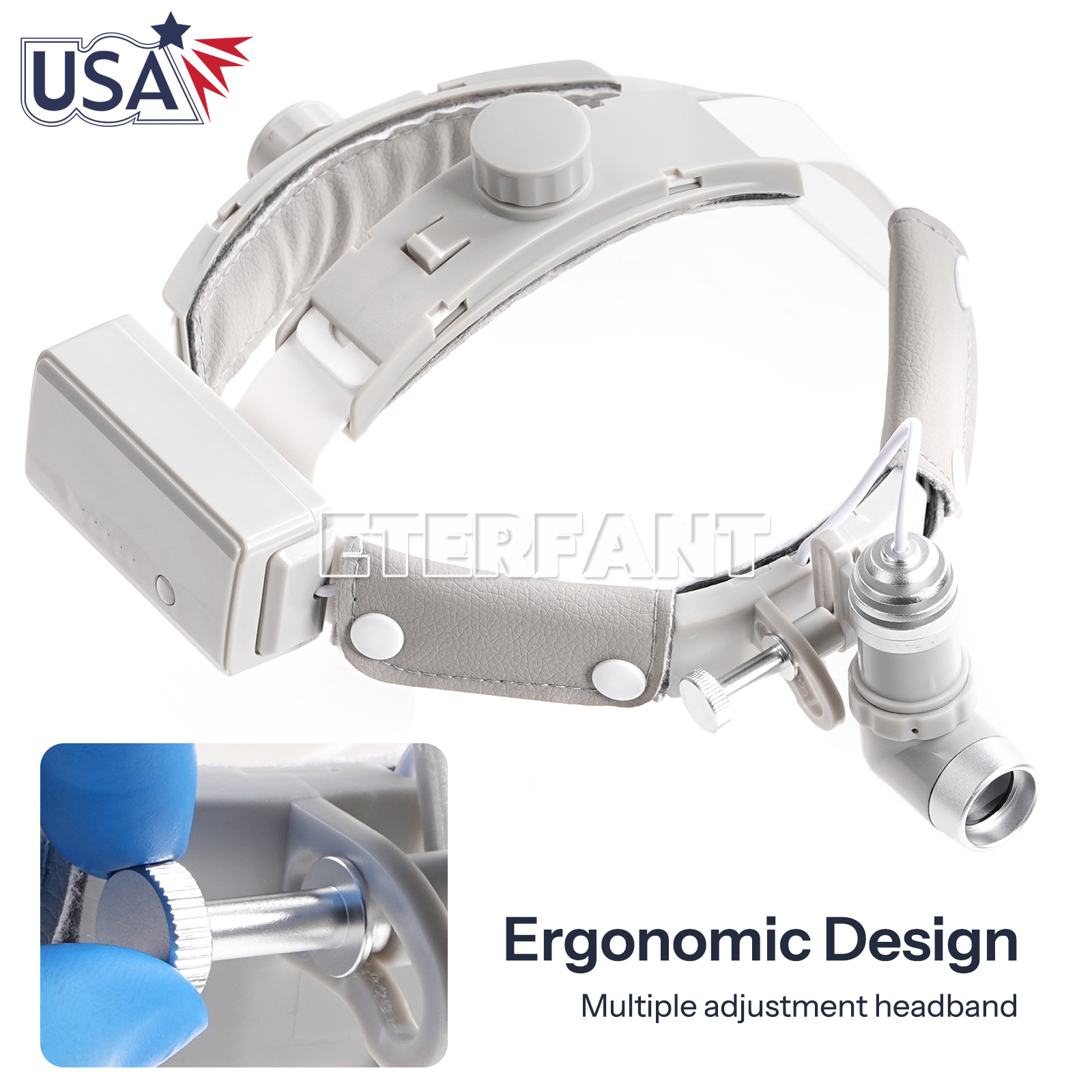 10W LED Dental Headband Head L - Magnifier With Light reseña y precio