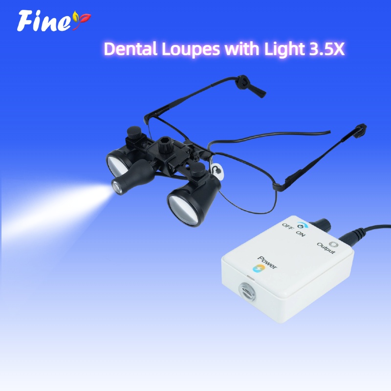 Finer Dental Magnifying Glass  - Magnifier With Light reseña y precio
