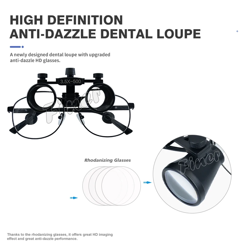 Finer Dental Magnifying Glass  - Magnifier With Light reseña y precio