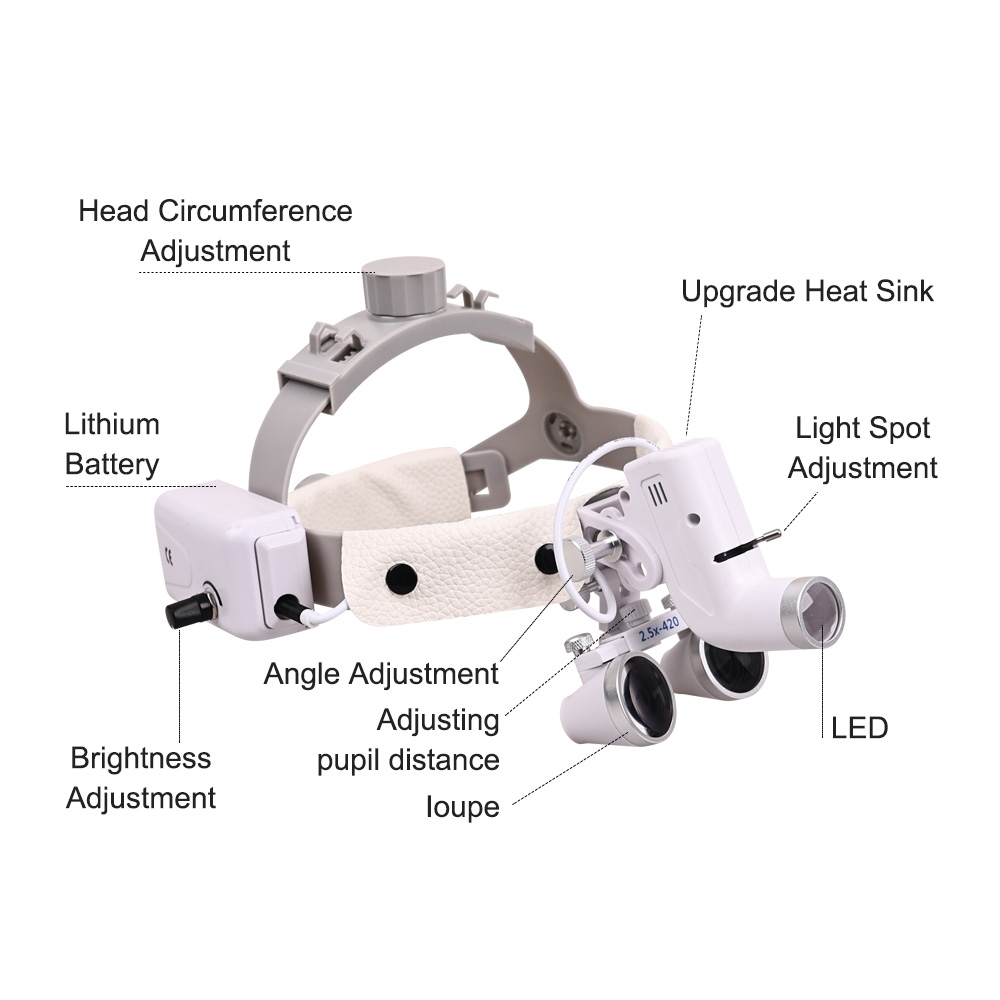 Dental Led Light Surgical Magn - Magnifier With Light reseña y precio