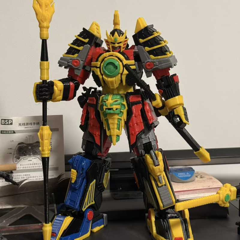 3D Printed Mighty Morphin Powe - Model Kit Megazord reseña y precio