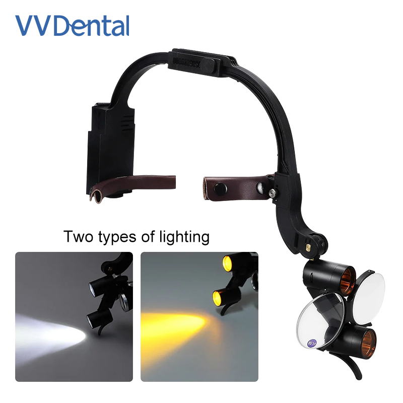 Dental LED Head Light Lamp 2.5 - Magnifier With Light reseña y precio