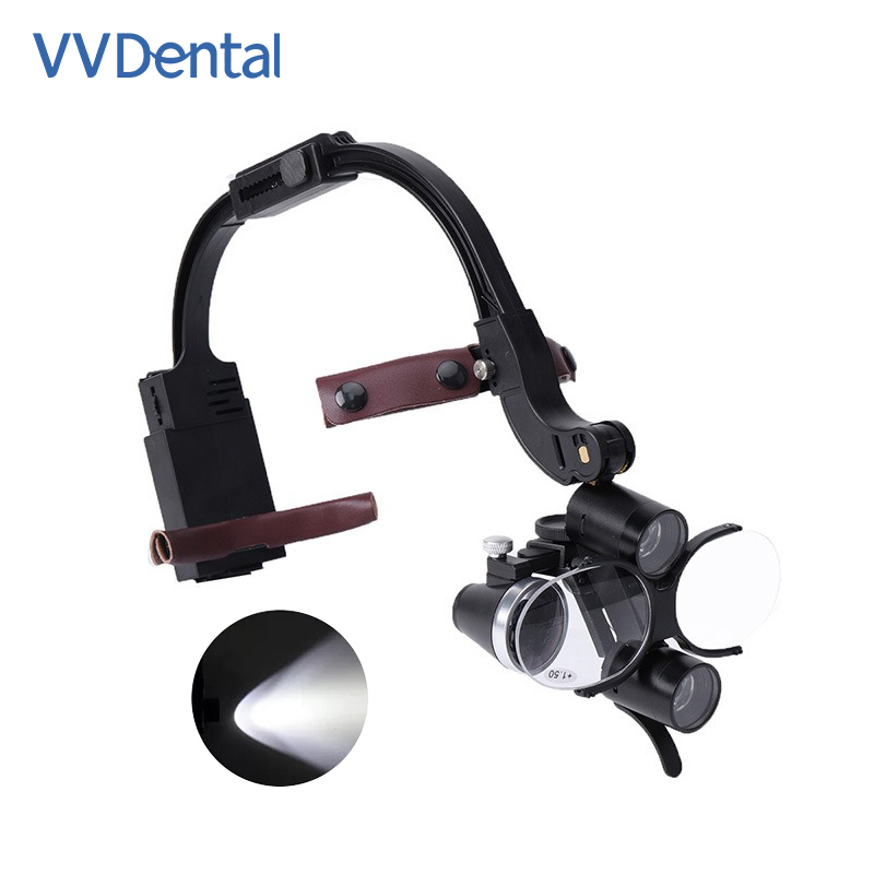 Dental LED Head Light Lamp 2.5 - Magnifier With Light reseña y precio