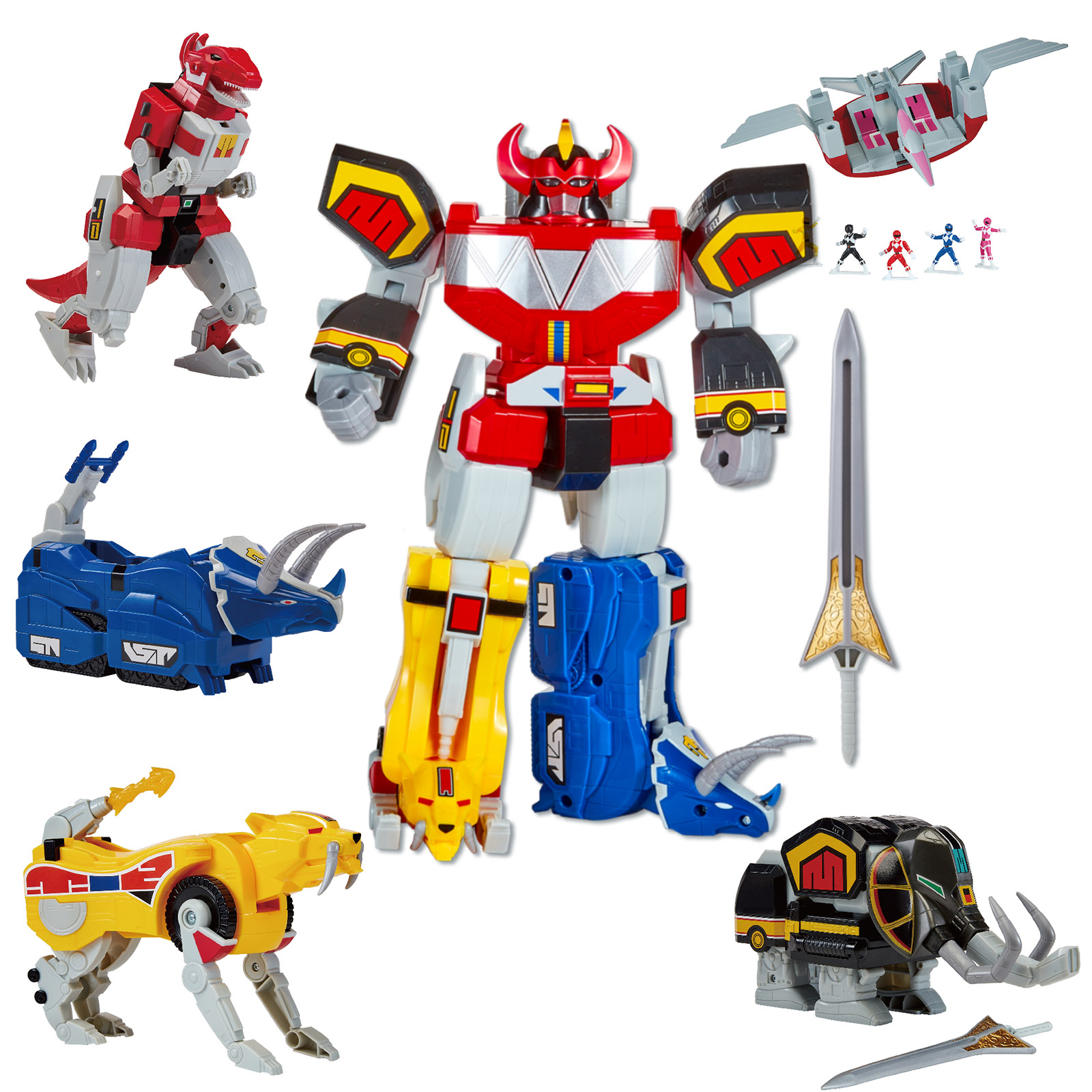 Playmates Power Rangers Re-Ign - Model Kit Megazord reseña y precio
