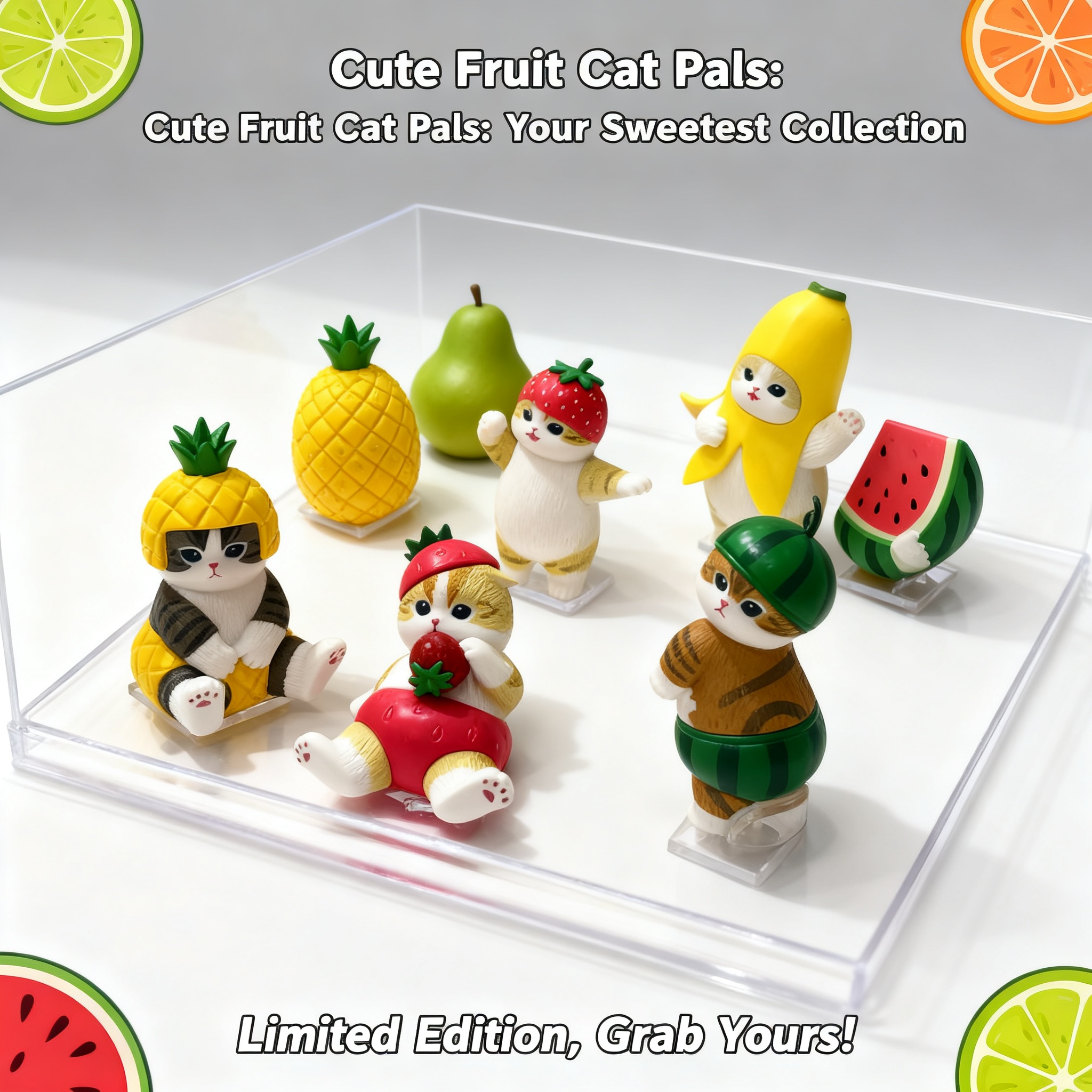Mofusand Shark Cat Bee Fruit S - Model Kit Box reseña y precio