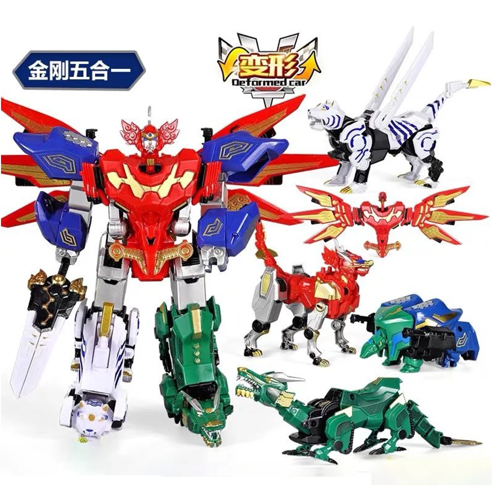 2022 new Children Toys Gifts 5 - Model Kit Megazord reseña y precio