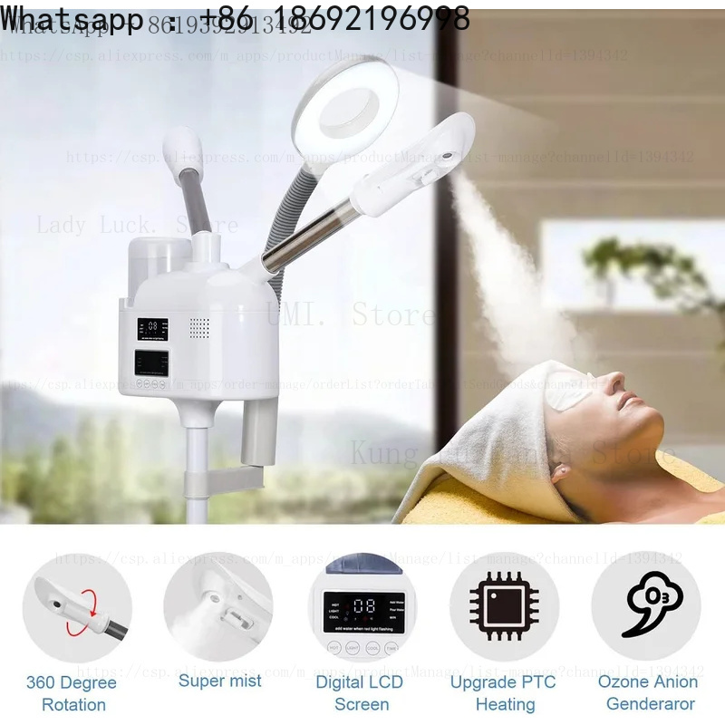 Salon Spa nanosteamer 3-in-1 F - Magnifier With Light reseña y precio