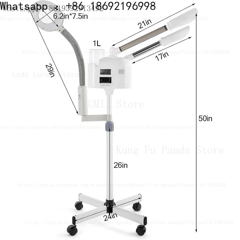 Salon Spa nanosteamer 3-in-1 F - Magnifier With Light reseña y precio