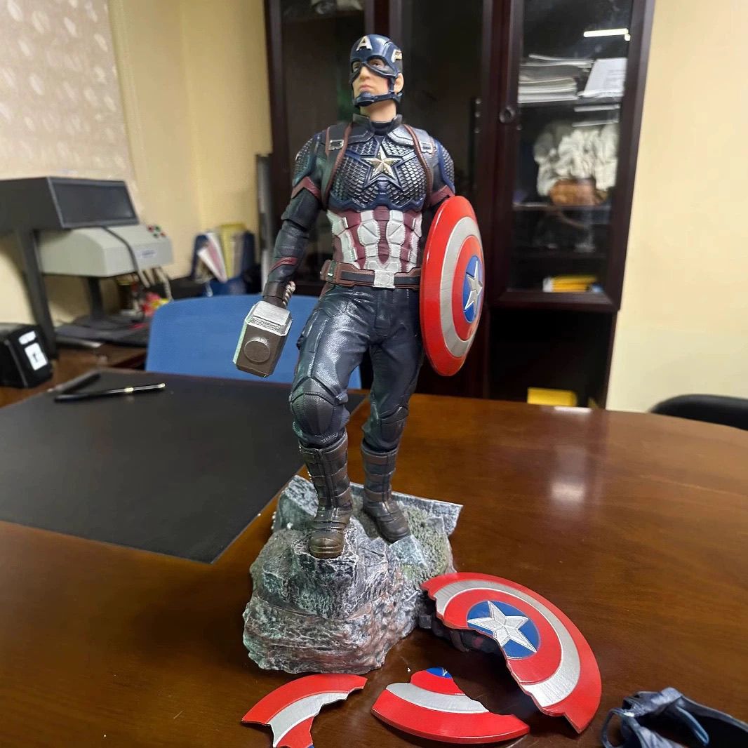 Captain America Endgame Statue - Model Kit Final Fantasy reseña y precio