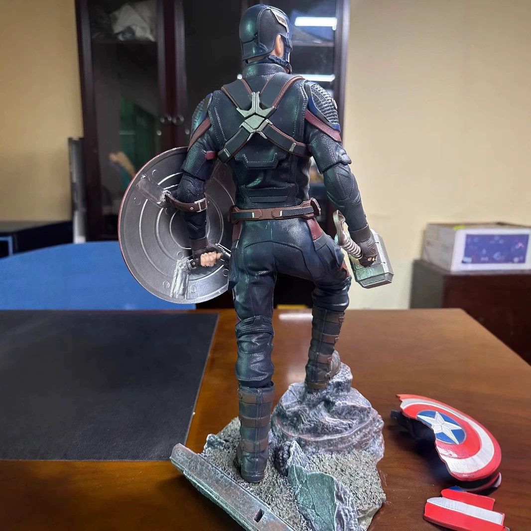 Captain America Endgame Statue - Model Kit Final Fantasy reseña y precio