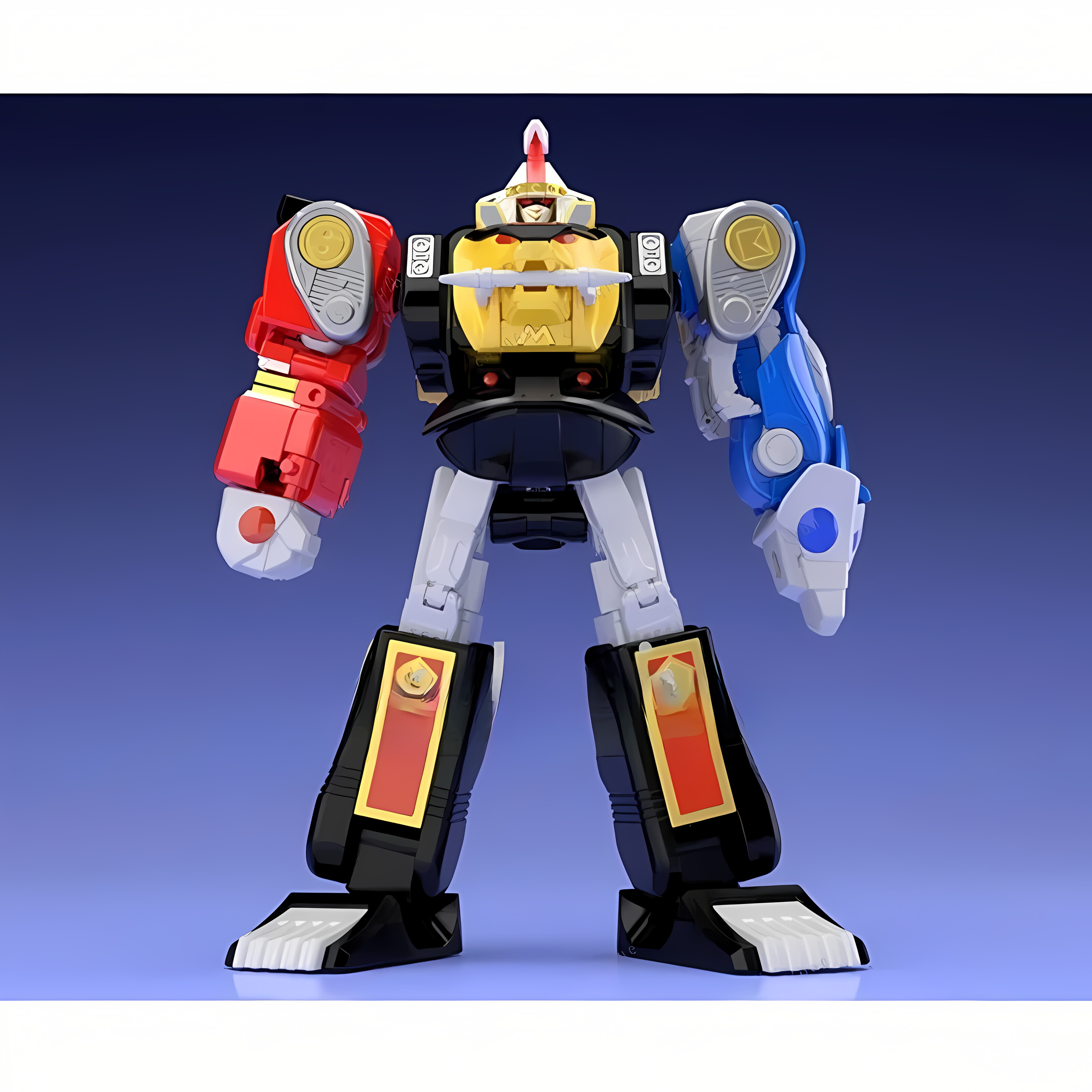 BANDAI caja Original Super Min - Model Kit Megazord reseña y precio