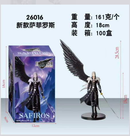Final Fantasy Sephiroth Angel  - Model Kit Final Fantasy reseña y precio