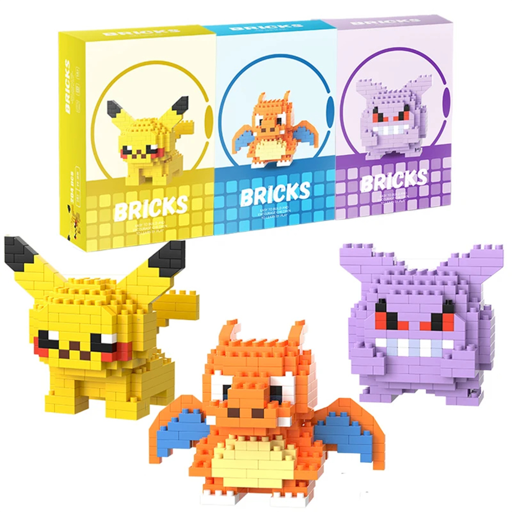 Pokemon Micro Building Blocks  - Model Kit Figure reseña y precio