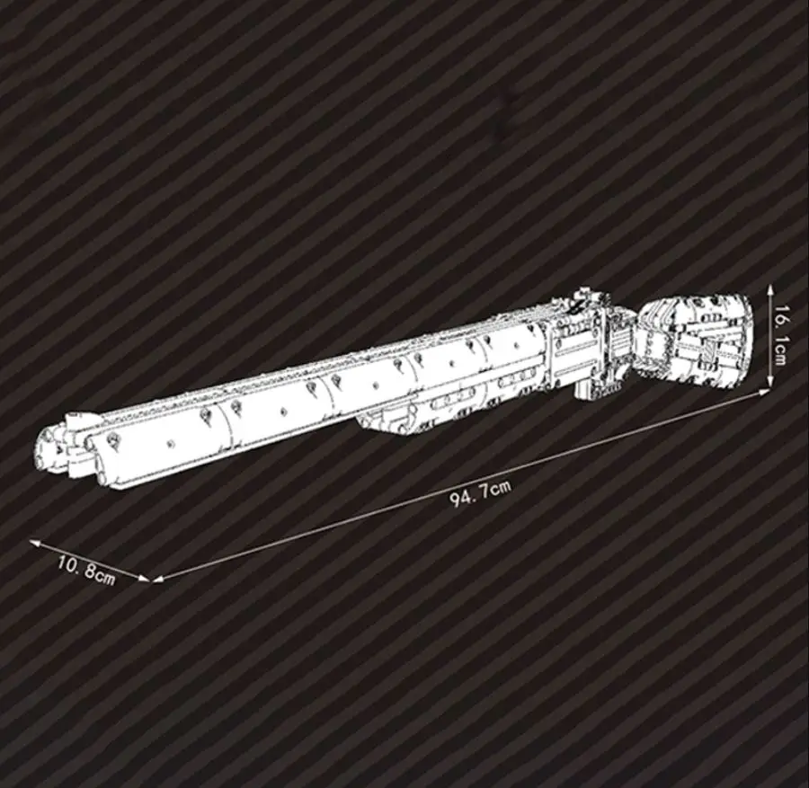 Mould King 14016 Double-barrel - Plastic Model Paint reseña y precio