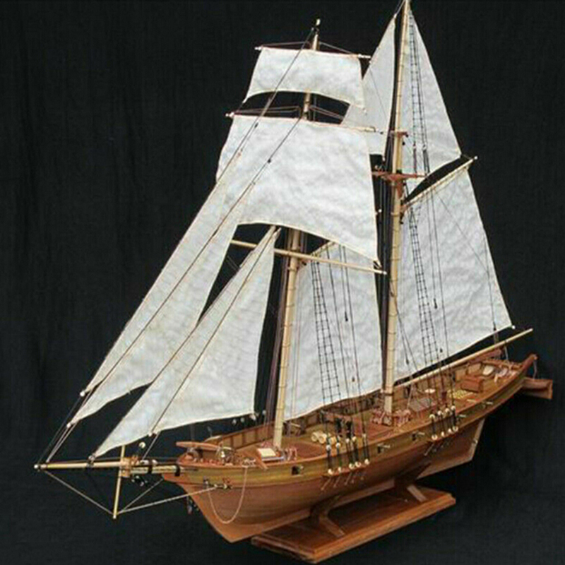 Wooden Sailing Boat Model DIY  - Model Kit Yacht reseña y precio