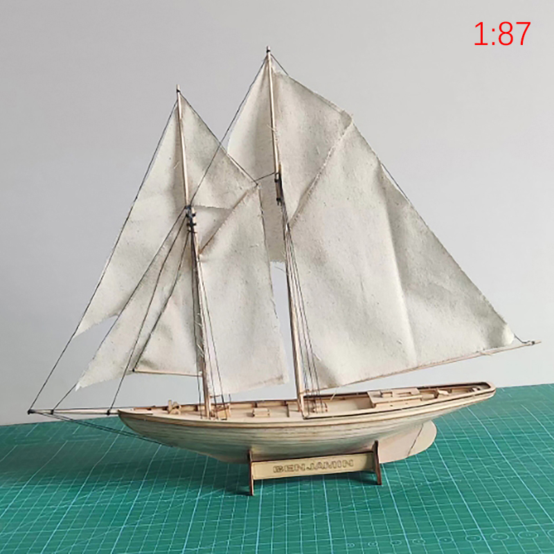 Wooden Sailing Boat Model DIY  - Model Kit Yacht reseña y precio