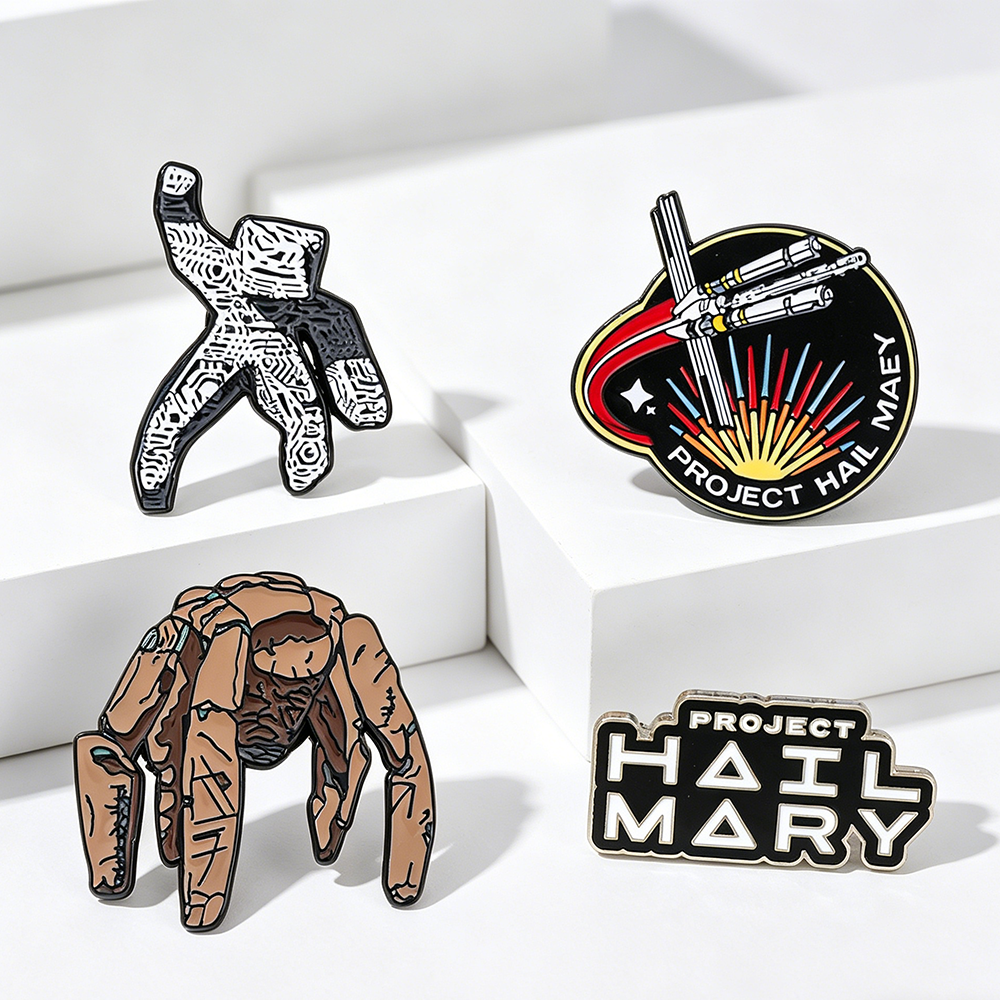4pc Sci-Fi Enamel Pin Set Proj - Model Kit Accessories reseña y precio
