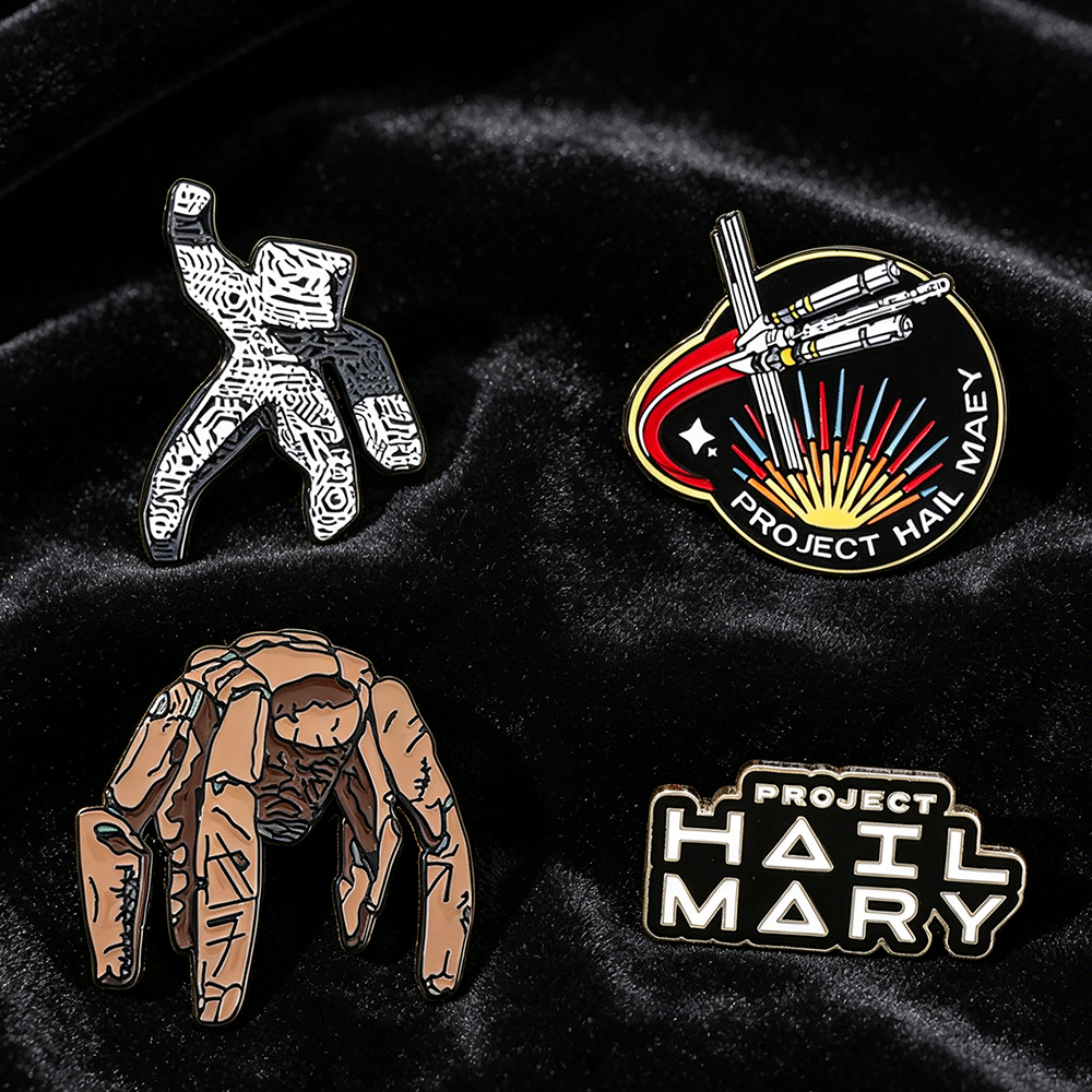 4pc Sci-Fi Enamel Pin Set Proj - Model Kit Accessories reseña y precio