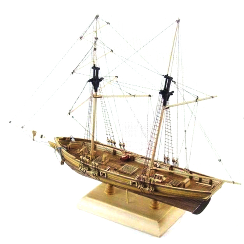 1:70 New Port Wooden Sailing B - Model Kit Yacht reseña y precio