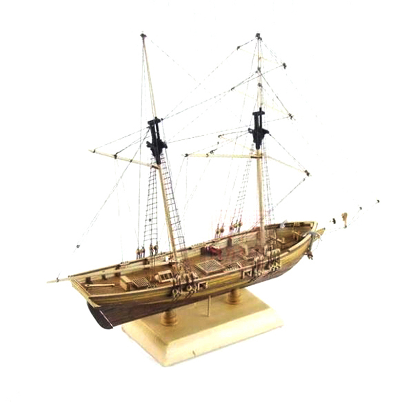 1:70 New Port Wooden Sailing B - Model Kit Yacht reseña y precio
