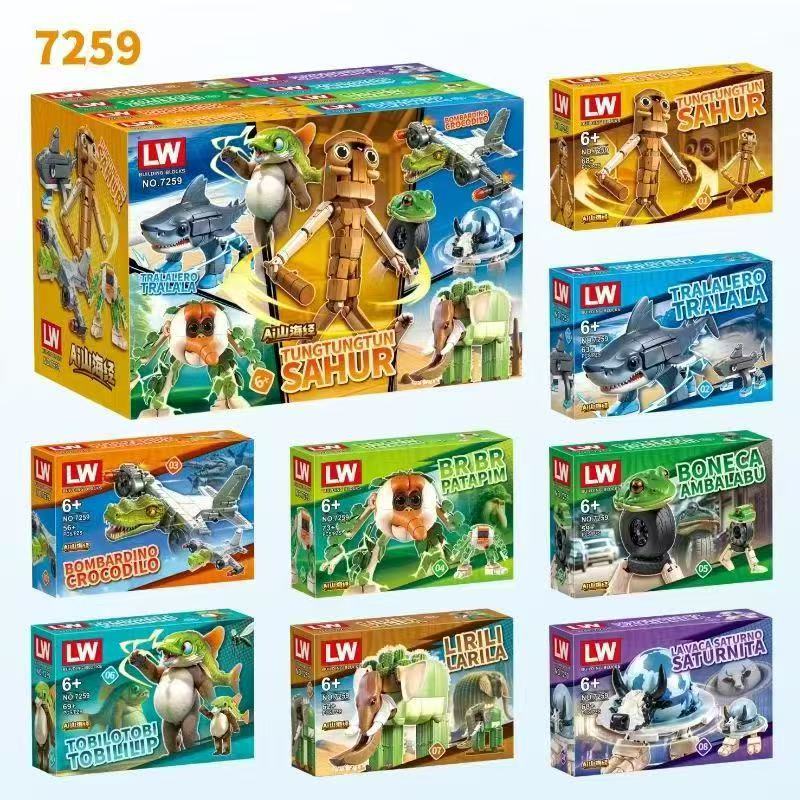 Anime Italian Brainrot Tralale - Model Kit Box reseña y precio