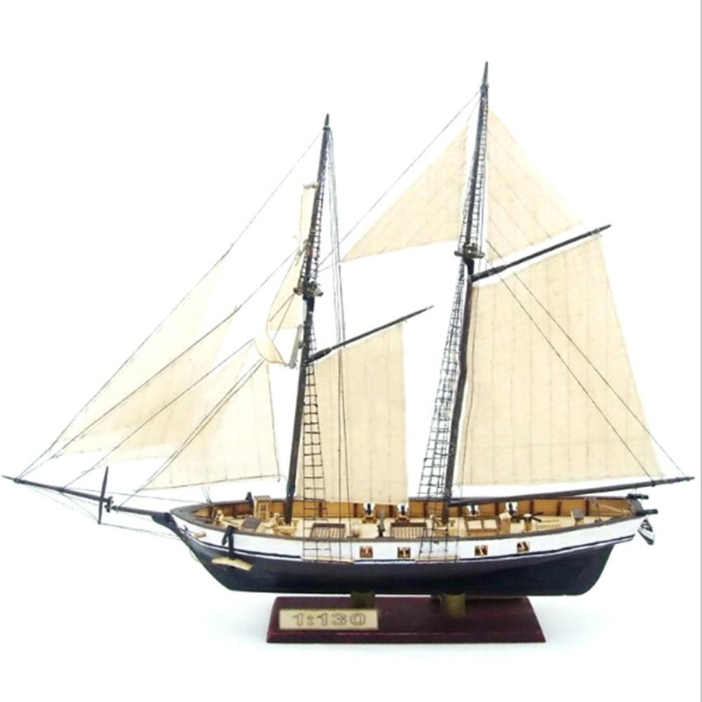 1:100 Scale Wooden Ships Model - Model Kit Yacht reseña y precio