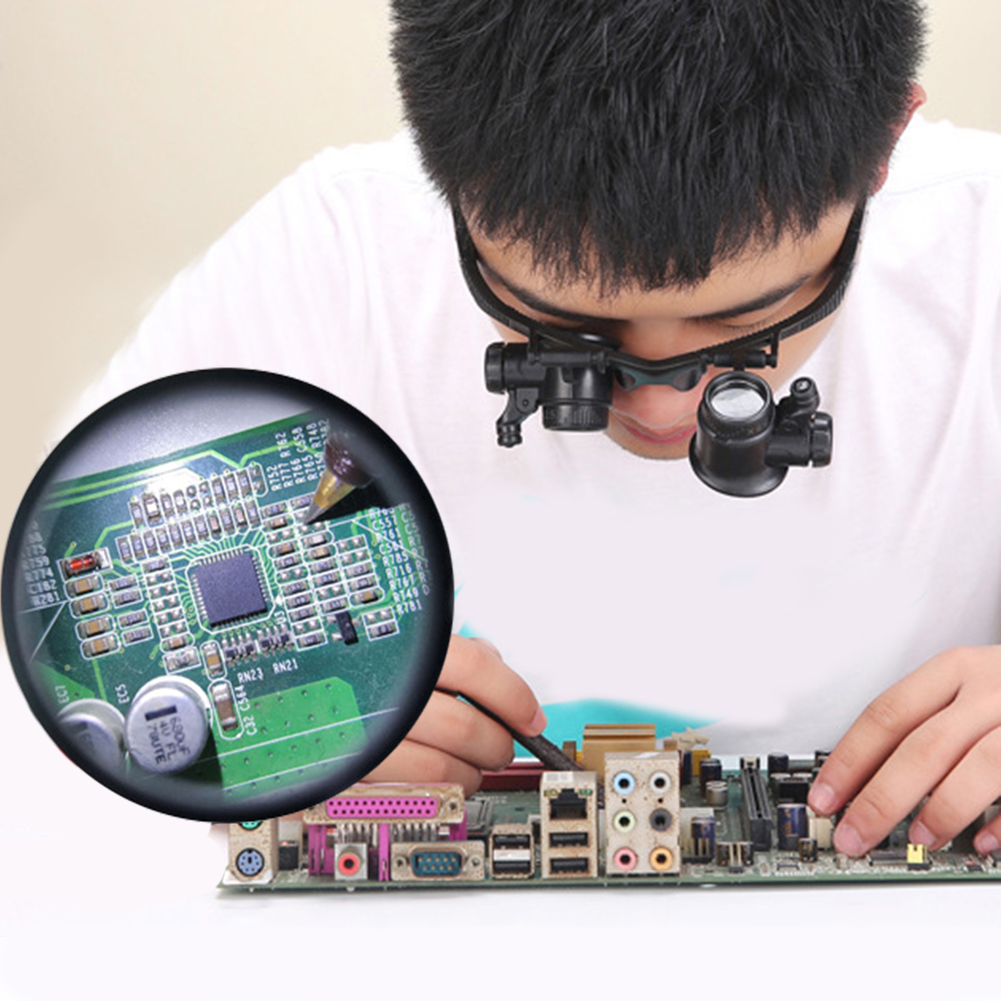 10-25X Head-Worn Magnifier wit - Magnifier With Light reseña y precio
