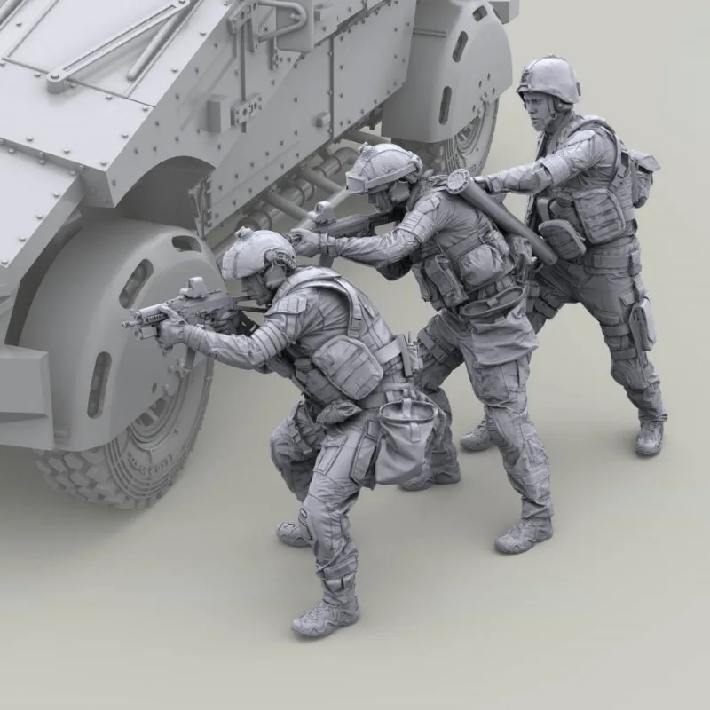 1/35 Resin Model Figure GK ， U - Model Kit Figure reseña y precio