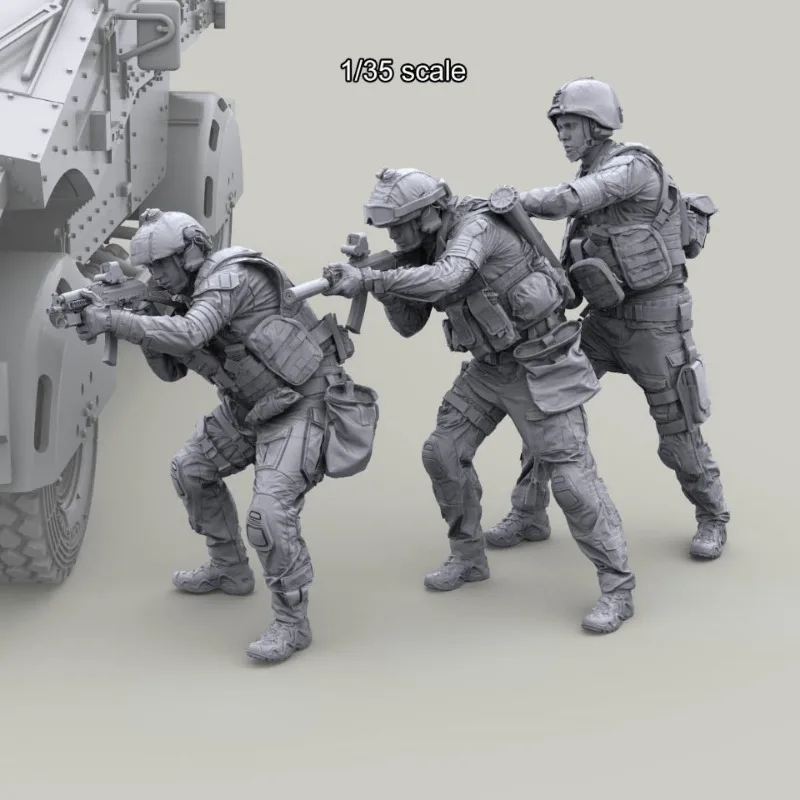 1/35 Resin Model Figure GK ， U - Model Kit Figure reseña y precio
