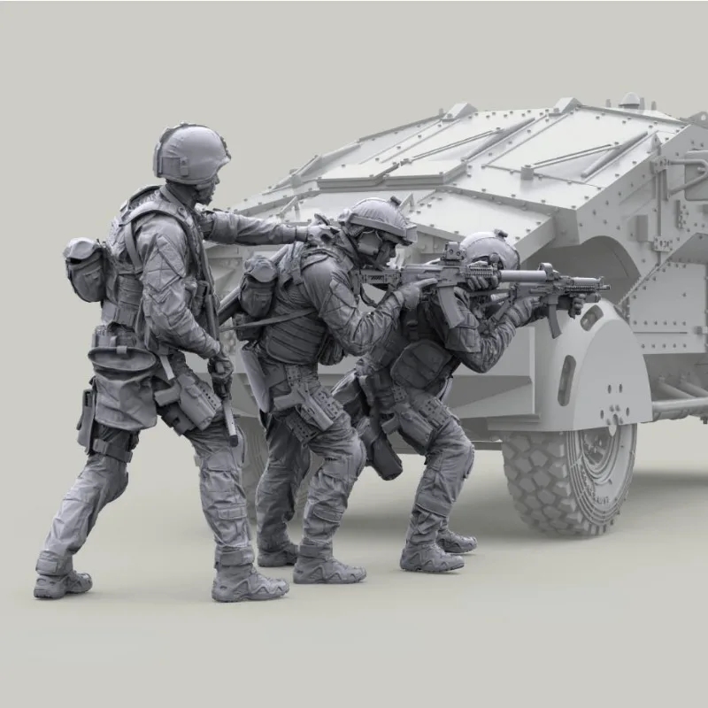 1/35 Resin Model Figure GK ， U - Model Kit Figure reseña y precio