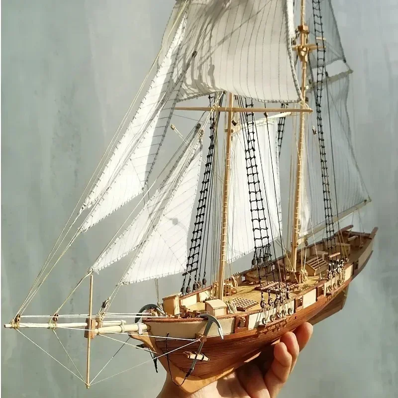 Wooden Assembled Antique Sailb - Model Kit Yacht reseña y precio