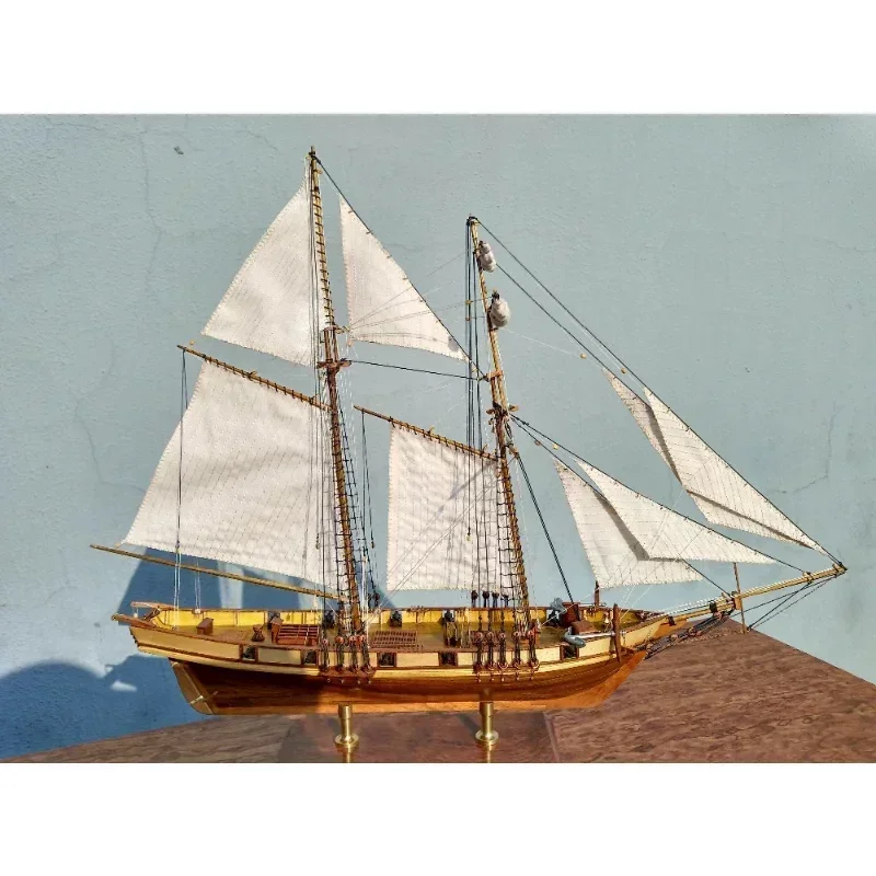 Wooden Assembled Antique Sailb - Model Kit Yacht reseña y precio