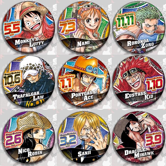 One Piece Anime Badge Pin Set  - Model Kit Accessories reseña y precio
